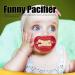 Funny BPA-Free Baby Pacifier | Safe Silicone & Polypropylene Orthodontic Pacifiers for Newborns & Toddlers - Perfect for Showers & Bedrooms - Buy Online on GoSupps.com