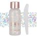 GL-TURELIFES MERMAID sequin chunky glitter liquid eyeshadow glitter body gel festival glitter cosmetics face hair nail make-up long loading sparkling 30 g (#101 colored white)