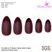 Shop Brown Matte Almond Stiletto False Nails - 24 Long Acrylic Tips | Bling Art International Shipping - Buy Online on GoSupps.com