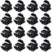 JANYUN 24 Pcs Mini Claw Clips Non Slip Hair Claw Clips Clamps for Women Girl's Hair (Black)