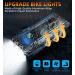 2023 New 6 LED 9000 Lumen Super Bright Bike Lights - 360 Rotatable Headlight | 10 Modes, 24+ Hrs Runtime, USB Rechargeable, Waterproof | Free Taillights | Night Riding Bicycle Light - Buy Online on GoSupps.com