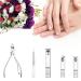 Cater Manicure Nail Clippers Set - Professional 12Pcs Grooming Kit with Luxurious Travel Case - Buy Online on GoSupps.com