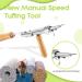 Loop Pile Tufting Gun Tool - 8-15mm Pile Height Handheld Rug Gun for DIY Tufting Artworks - Buy Online on GoSupps.com