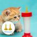 Hudhow's Reusable Silicone Pet Feeding Bottles - Silent Suction Pacifier for Kittens Puppies & Small Animals | Brown Mini Bottle - Buy Online on GoSupps.com