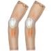 TOFLY Compression Arm Sleeve 1 Pair for Unisex 20-30mmHg Graduated Compression Elbow Sleeve for Recovery Pain Relief Supports Muscles & Joints Tennis Elbow & Golfers Brace Edema Swelling L Beige