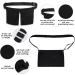 Tummy Tuck Post Surgery Supplies | Adjustable Mastectomy Drain Holder & Shower Bag | Must-Have Recovery Essentials (Black - Buy Online on GoSupps.com