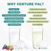Venture Pal Sugar Free Electrolyte Powder Packets - Keto Friendly Liquid IV Mix for Rapid Hydration & Recovery | 16 Sticks - Non-GMO Vegan 5 Vitamins & 7 Electrolytes - Buy Online on GoSupps.com