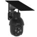 ANRAN 2K Security Camera Outdoor - Solar Camera Wireless with 360 View, Smart Siren, Spotlights, 3MP Color Night Vision, AI Human Detection, 2-Way Talk, Compatible with Alexa, Q3 Black Black-3MP
