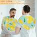 Lemon Pattern Beard Bib Apron - Non-Stick Waterproof Hair Catcher for Men | Perfect Grooming Gift with Suction Cups - Buy Online on GoSupps.com