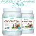 Organic Virgin Coconut Oil 54 fl oz for Cooking, Baking & Beauty | Cold-Pressed, Unrefined | Deep Moisturizer | by as-is - Buy Online on GoSupps.com