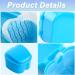 2 PC Denture Storage Box Set | Portable Braces Container & Tooth Rail Box for Dentists | Ideal for Misaligned Teeth & Cleaners - Buy Online on GoSupps.com