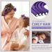 60-Piece Flexible Foam Hair Rollers Set for Women and Girls - No Heat Curling Rods with Stainless Steel Rat Tail Flexible Rods - Purple, 0.3 x 7 Inch - Buy Online on GoSupps.com