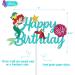 Mermaid Cake Topper Mermaid Cake Decorations Ariel Cake Topper Little Mermaid Mermaid Party Cake Decoration Shell Starfish Lobster for for Girl 1st 2nd 3rd Birthday Party Baby Shower Decorations Blue - Buy Online on GoSupps.com
