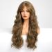 Buy Haircube 26-inch Long Brown Wavy Wig for Women - Natural Looking Heat-Resistant Synthetic Pony Curly Wig for Daily & Party Use - Buy Online on GoSupps.com