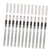 IWOWHERO 12pcs Lying Silkworm Eyeliner Eyeshadow Pencils Highlighter Makeup Pens Pen White Wood