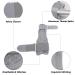 LuckyBunny Adjustable Wrist Support Brace with Thumb Spica Splint for Tendonitis, Carpal Tunnel & Arthritis - Grey, One Size Fits Both Hands - Buy Online on GoSupps.com