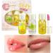  Voiakiu Lip Plumper-Gluster | Ginger-tinted color-changing lip oil clear lip gloss for women and girls makeup for dry lips - Buy Online on GoSupps.com