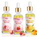 3 PCS Yoni Oil Natural Feminine Oil for Women PH Balance Intimate Moisturizer Deodorant Feminine Serum Oil for Wetness Eliminates Odor orange strawberry peach