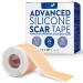 Soft Medical Grade Silicone Tape For Scars (1.6 x 120 ) - Reduce The Appearance Of Surgical C Section Hypertrophy Keloid Scars & Acne Scars - Silicone Scar Tape For Surgical Scars Silicone Scar Single (Pack of 1)