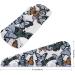 Skull Butterfly Microfiber Hair Towel Wrap for Women - Super Absorbent Hair Turban 10" x 26 - Buy Online on GoSupps.com