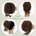 S-Noilite Claw Clip Messy Bun Hair Piece | Curly Wavy Chignon Scrunchie Extension - Light Brown to Dark Blonde 8T27 - Buy Online on GoSupps.com