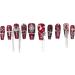 PN-026 Press-On Nails Hand Nails Polished 10 Pieces Reusable Premium Artificial Nails Diva Queen Cross Heart Crystal Stones Chain Metallic Red - Buy Online on GoSupps.com