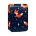 Lipstick Case Leather Lip Gloss Lipstick Organizer with Mirror Mini Lipstick Holder Bag Cute Abstract Fox R542c0inqu