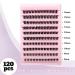 Riya Lash Clusters 120Pcs DIY Eyelash Extensions | Natural Look Wispy Lashes 8-16MM D Curl Individual Reusable Fluffy Extensions - RY-01 - Buy Online on GoSupps.com