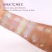 MAEPEOR Face Highlighter Palette - 6 Smooth Shimmer Shades for Longlasting Illumination (YColors 02) - Buy Online on GoSupps.com