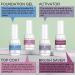 Saviland Dip Powder Liquid Set - Professional 15ml/0.5oz 4+9PCS Dip Nails Activator Base Top Coat Brush Saver - DIY Nail Art Salon, Quick Dry Formula - No Lamp Needed - Buy Online on GoSupps.com