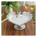 Fruit Basket Fruit Bowl Fruit Bowl European Ceramic Fruit Bowl Creative Heart-Shaped Fruit Dish High-end Decoration Dessert Plate for Home Wedding Housewarming Fruit Organizer Kitchen Organizers and