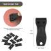 Gomake Tape in Hair Extension Tools Kit - Stainless Steel Sealing Clamp Plier, Tape Remover Scraper, Hair Clips & Styling Tools | For Human Hair Extensions - Black - Buy Online on GoSupps.com