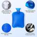 Large 3L Hot Water Bottle with Lid | Transparent PVC Warming Bag for Hot & Cold Compress | Hand & Foot Warmer - Buy Online on GoSupps.com