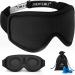 Sleep Mask for Men Women Blackout Sleeping Mask Eye Mask for Sleeping Mask Eye Mask Light Black Sleep masks