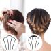 3-Piece U-Shaped Messy Bun Hair Pin Set for Women - Hair Fork Clip Stick Holder | Hair Accessories - Buy Online on GoSupps.com