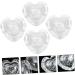 EXCEART 4pcs Heart Strawberry Mold Clear Fruit Vegetable Grow Shaping Melon Accessory Heart-shaped - Buy Online on GoSupps.com