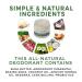 Natural Probiotic Deodorant | Unscented for Men & Women | Aluminum-Free & Paraben-Free | Safe for Sensitive Skin - Buy Online on GoSupps.com