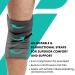 Movefix Patella Knee Braces for Men and Women - Knee Support for Injury Recovery, Meniscus Tear, Arthritis - 2XL/3XL Gray - Buy Online on GoSupps.com
