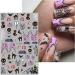 Halloween Nail Stickers 12 Sheets Self-Adhesive Nail Decal Cute Ghosts Nail Art Decoration Design Supplies - Buy Online on GoSupps.com