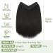 SEGO One Piece With 5 Clips 3/4 Full Head Standard Weft Synthetic Straight Hairpiece U-Shaped Clip in Hair Extensions 18 Inch Dark Black 18 Inch Dark Black - Buy Online on GoSupps.com
