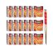 Ja Cor Instant Lunch Ramen Noodle Soup Hot and Spicy Chicken Flavor Cup Noodles Bowl 2.25 oz Bulk Pack Bundle with 1-Set of Reusable Stainless Steel Chopsticks(18 Packs)