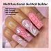 Makartt Poly Nail Gel 50ML Soft Pink Builder for Nail Extension Strengthener 3D Trendy Nail Art Design Manicure Home DIY Salon - Calla Lily - Buy Online on GoSupps.com