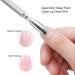 10Pcs Double Ended Stainless Steel Cuticle Pusher & Remover Set - Nail Gel Polish Removal Tools for Manicure Pedicure - Buy Online on GoSupps.com