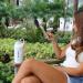 Ozizo Insulated Protein Shaker - 590 ml White | Small Mouth & Spring | Perfect for Smoothies & Shakes | International Shipping Available - Buy Online on GoSupps.com