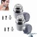 Cohbskj Portable Multifunctional Capsule Shaver Capsule Razor 2 In 1 Capsule Mini Shaver For Men Type-C Charging Beard Razor Washable Men's Electric Shaver (2PCS-B)