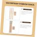 VINTORKY 3pcs Double Ended Eyebrow Pencil Eyebrow Refill Pencil Eyebrow Makeup Pencils Pencil Dark Brown Abs - Buy Online on GoSupps.com