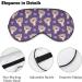 Cute Otters Love Sleep Mask - Adjustable Strap Eye Cover for Sleeping and Travel - Buy Online on GoSupps.com