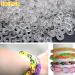 100 Pcs Clean S Clip Connectors Rubber Refills for Loom Rubber Band Bracelet Making - Buy Online on GoSupps.com