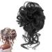prinfantasy Hair Bun Extensions Curly Wavy Hair Scrunchies for Women Girls Large Synthetic Donut Updo Hair Pieces Hair GBFQ001 GBFQ001 One Size
