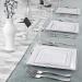 125 Pieces Silver Square Plastic Plates with Silver Rim & Disposable Silverware - include 25 pcs 9.5inch Dinner Plates 25 pcs 6.6inch Dessert Plates 25 Forks 25 Knives 25 Spoons for weddings and parties - Buy Online on GoSupps.com